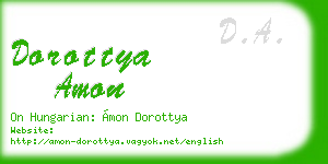 dorottya amon business card