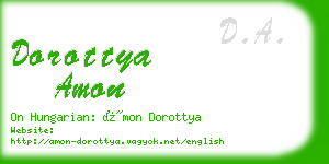 dorottya amon business card